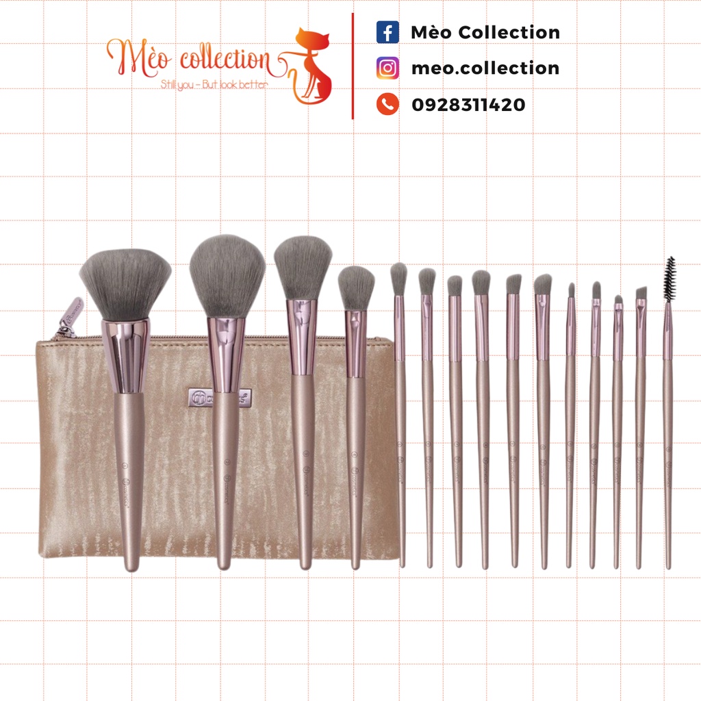 Cọ BH Cosmetics - Lavish Elegance 15-Piece Brush Set