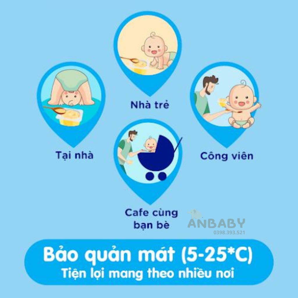 Váng sữa Nestle Pháp vị vani Cho Bé Ăn Dặm