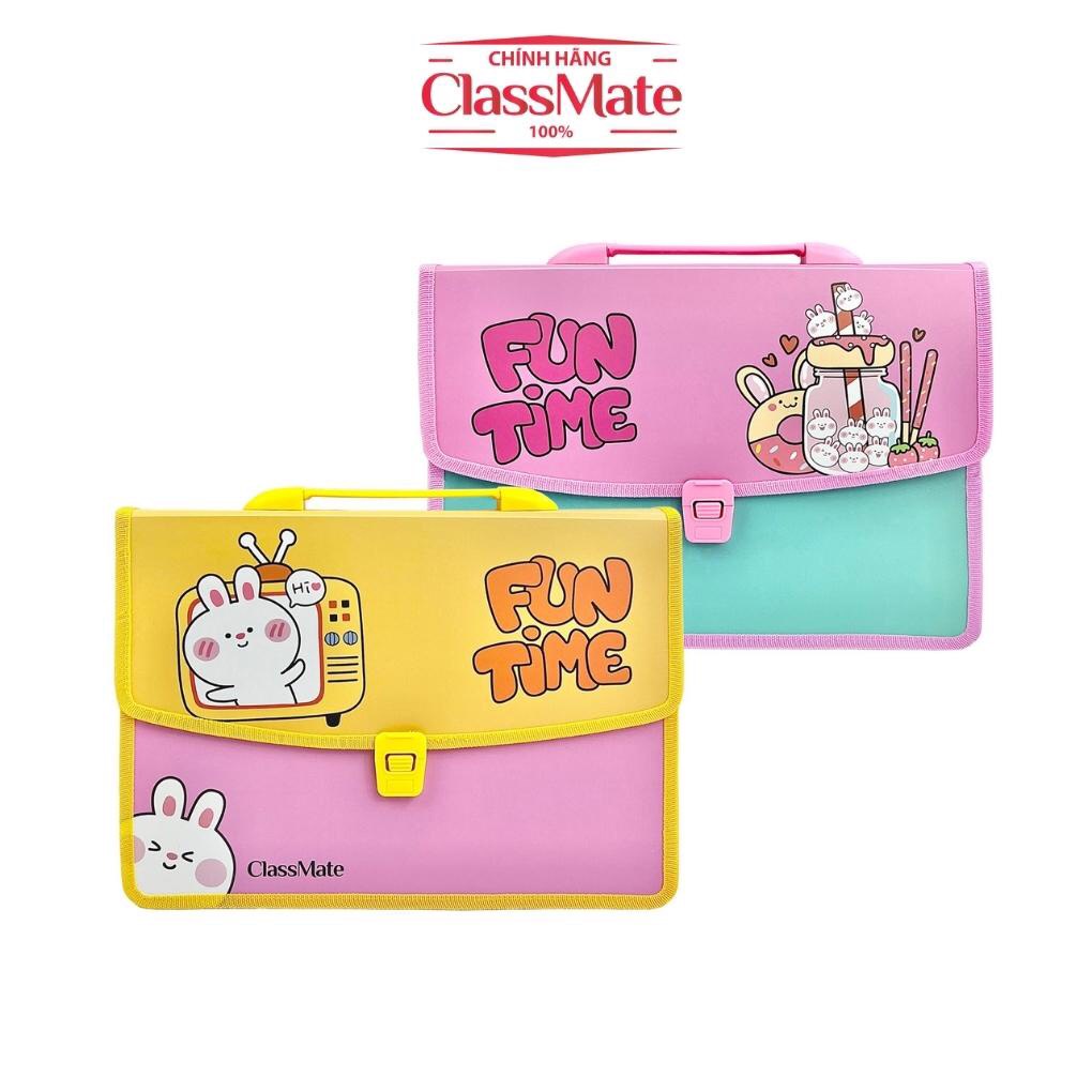 Cặp học thêm 2 ngăn FunTime ClassMate CL - SB601 (Giao màu ngẫu nhiên)