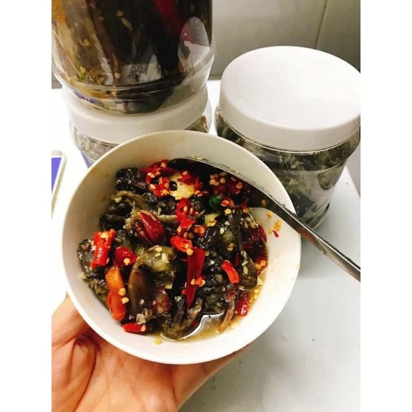 Mắm Ba Khía Trộn Sẵn ,Chuẩn Vị Vừa Ăn, Mắm Ngon Hũ 700gr