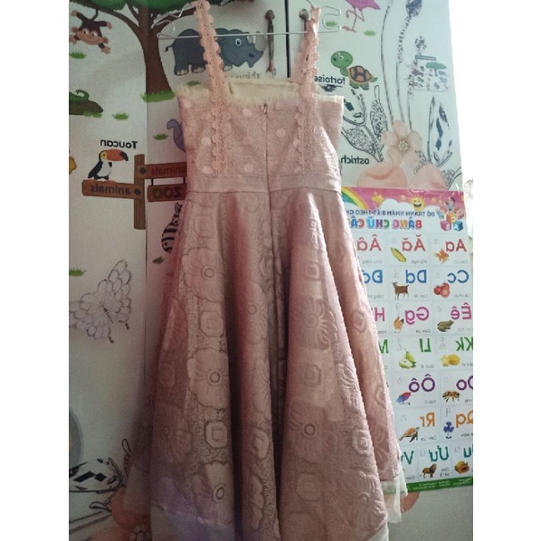 Đầm Ren công chúa đuôi tôm -eo 68