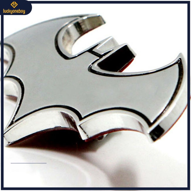 Logo Batman 3d Bằng Kim Loại Trang Trí Đuôi Xe Hơi / Xe Máy