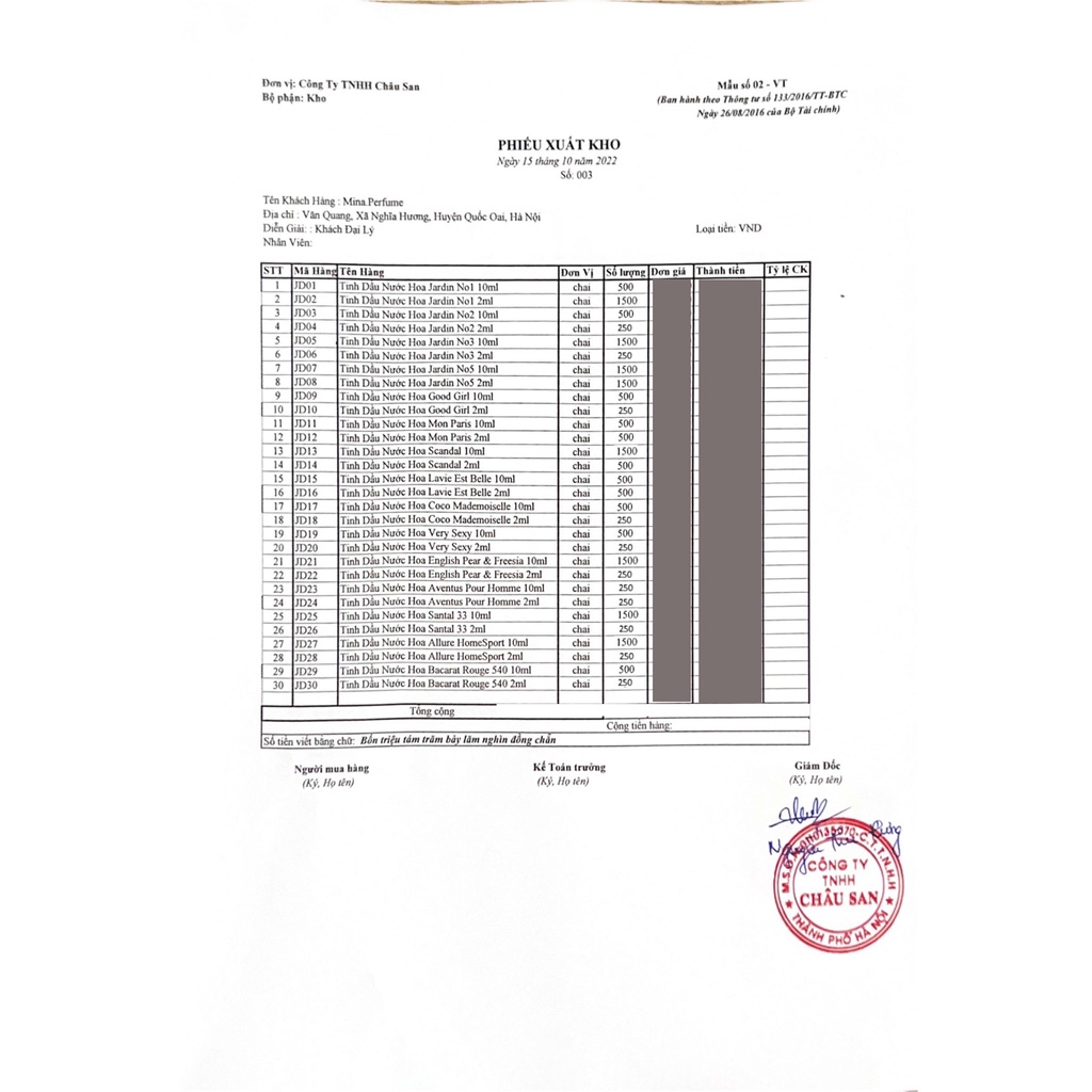 Tinh Dầu Nước Hoa Nữ Coco Mademoiselle Jardin Gợi Cảm , Quyến Rũ , Sang Trọng 10ml - Nước Hoa Nữ Lưu Hương 8 Tiếng