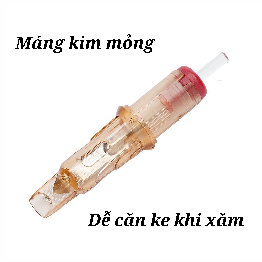 Kim xăm máy pen EZ V SELECT đầu đạn phun xăm thẩm mỹ tattoo size nhỏ