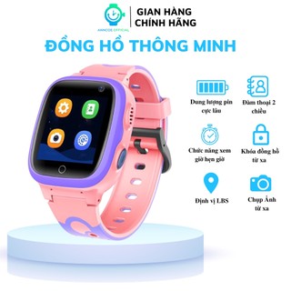 Đồng hồ thông mình trẻ em ANNCOE A37S nghe gọi 2 chiều - Pin 500 mAh - Hàng Chính Hãng