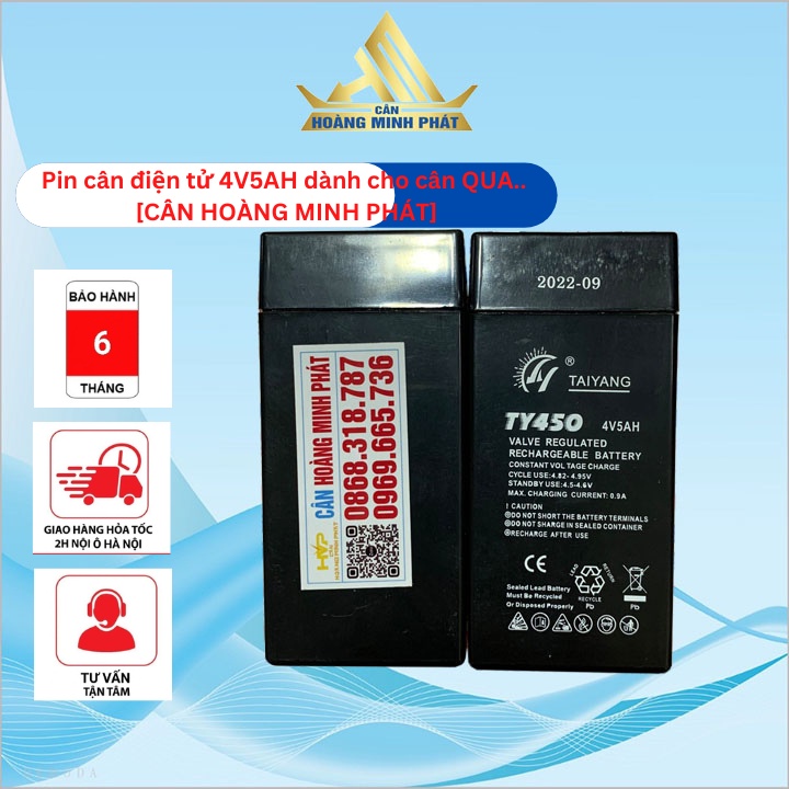 Ắc quy 4V 5AH, Bình Ắc quy khô (cân điện tử, loa kéo...)