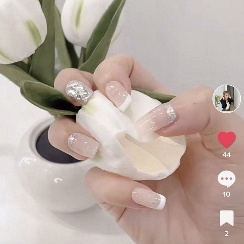 🌷VIDEO UNBOX🌷 Cici.nail Nailbox Móng Úp Móng Giả Thiết Kế Đính Đá Khối Sơn Gel Thạch Hồng Tiểu Thư