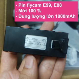 Hình ảnh Pin Flycam E99, E88 dung lượng cao loại 3.7V 1800mAh, hàng chính hãng