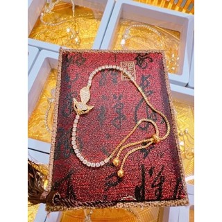 🎀 LẮC TAY HỒ LY ĐÍNH ĐÁ CHÙA WATTRAIMIT THÁI LAN 🎀