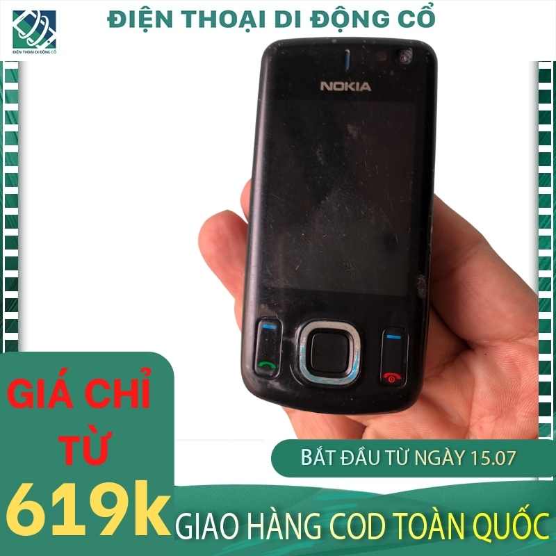 【CÓ VIDEO】Điện Thoại Cổ NOKIA 6600 Nắp Trượt ZIN, Tặng Kèm Sạc Cao Cấp - BẢO HÀNH 12 THÁNG 1 ĐỔI 1 TRONG 1 THÁNG ĐẦU.