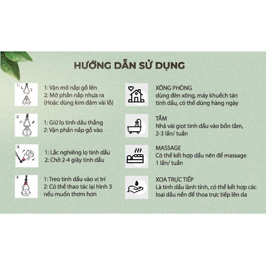 Tinh dầu Sả Chanh nguyên chất  Mộc Nhiên Hương có kiểm định giúp xông phòng, đuổi muỗi, thư giãn, khử mùi, treo xe