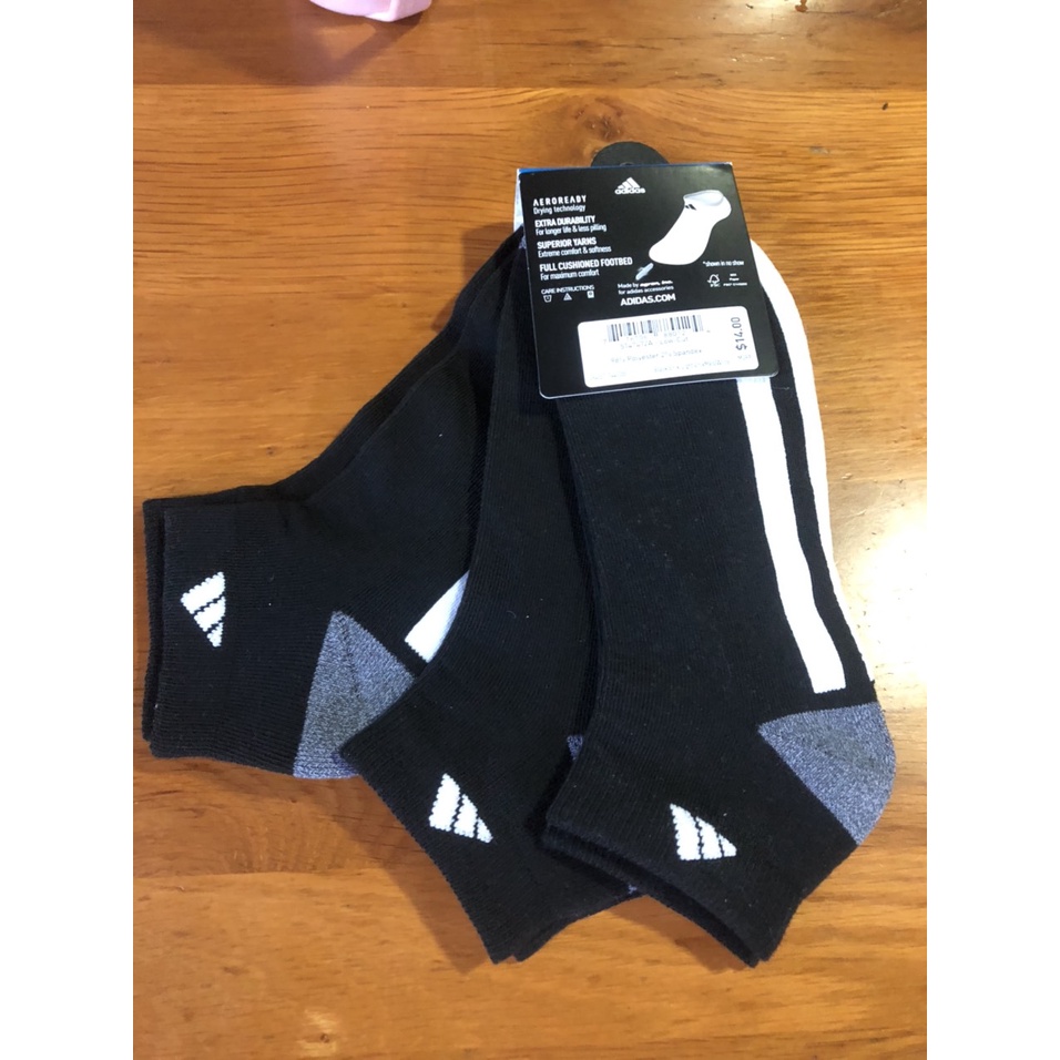 Set 3 đôi tất Adidas Men's Cushioned (Mỹ)
