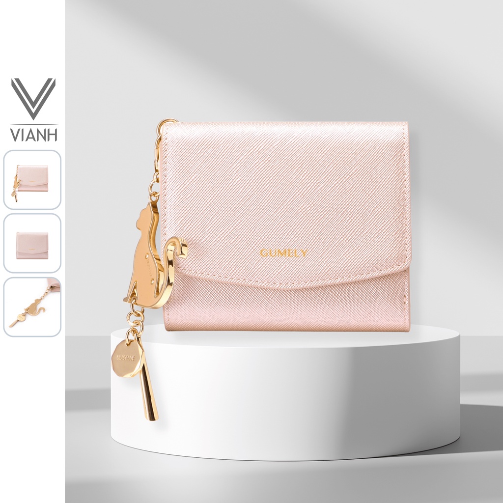 Ví Nữ Cầm Tay Gumely Nucelle mini cute nhiều ngăn bỏ túi nhỏ gọn Thời Trang có thể mix key charm GU3180