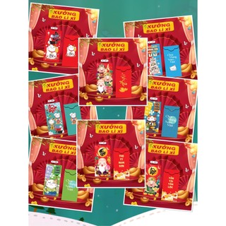 Combo 100 Bao Lì Xì Tết (1 BỊCH 10 CÁI 1 MẪU)
