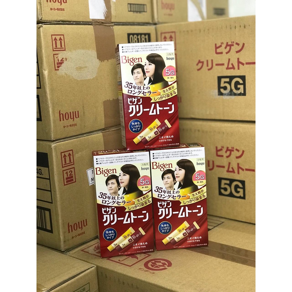 Thuốc nhuộm tóc thảo dược Bigen top 1 Nhật Bản( 3G-4G-5G-6G-7G)