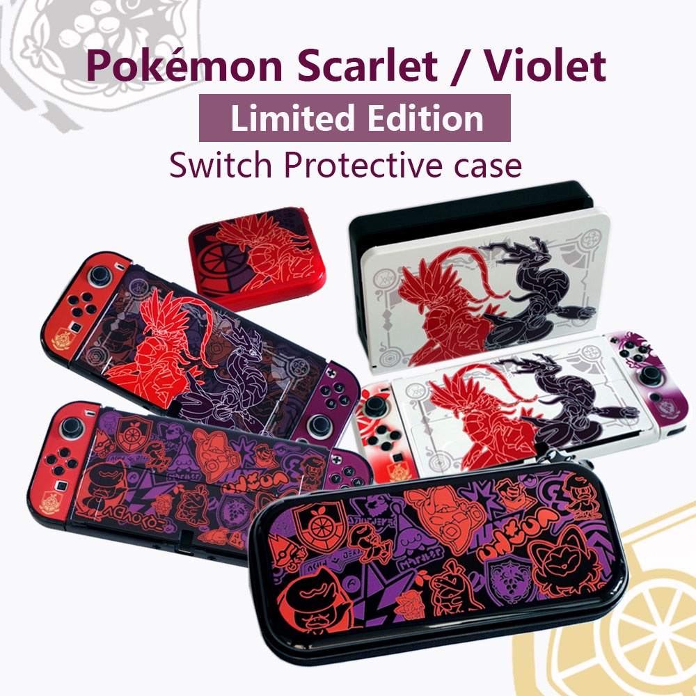 Túi Đựng Máy Chơi Game Nintendo Switch V1 V2 / OLED / Lite Scarlet / Violet