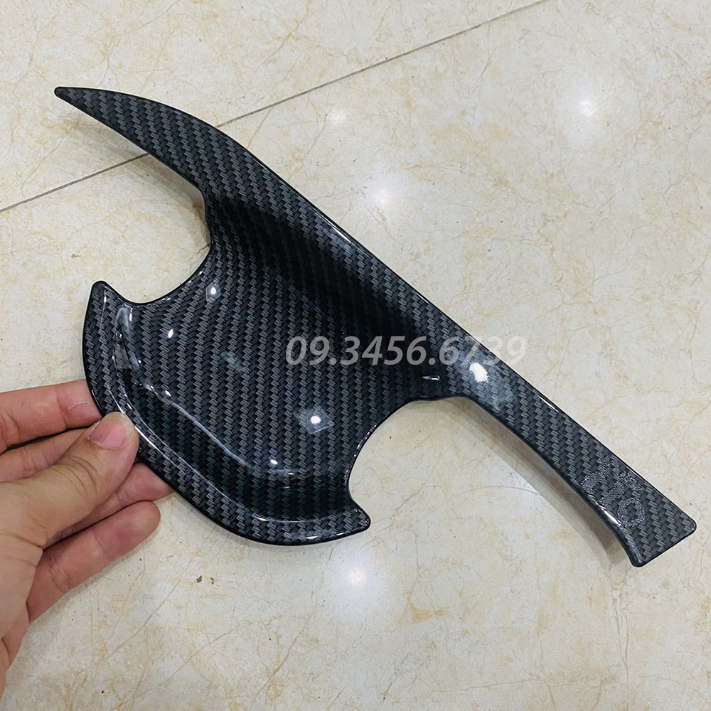Ốp tay hõm cửa xe Grand I10 2021 2022 2023 mẫu carbon thể thao Cao Cấp