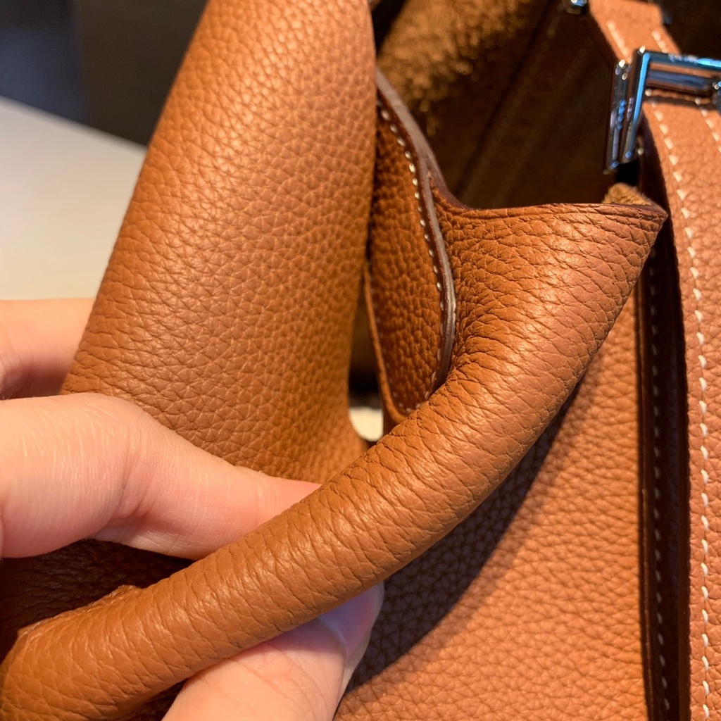 Túi Xách Da Bò Thật Phối Màu Đơn Giản Thời Trang Mới Năm 2021