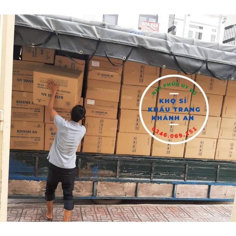 10 HỘP KHẨU TRANG ĐI MƯA KHÁNH AN