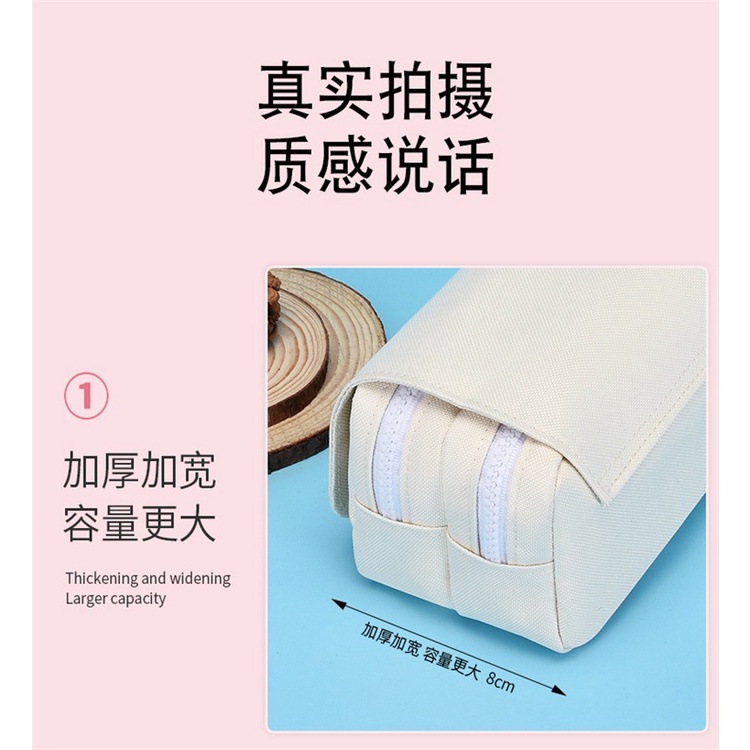 Túi Đựng Bút Chì Hai Lớp Sức Chứa Lớn Hình Anime Naruto Kakashi Sasuke Cho Học Sinh Trung Học