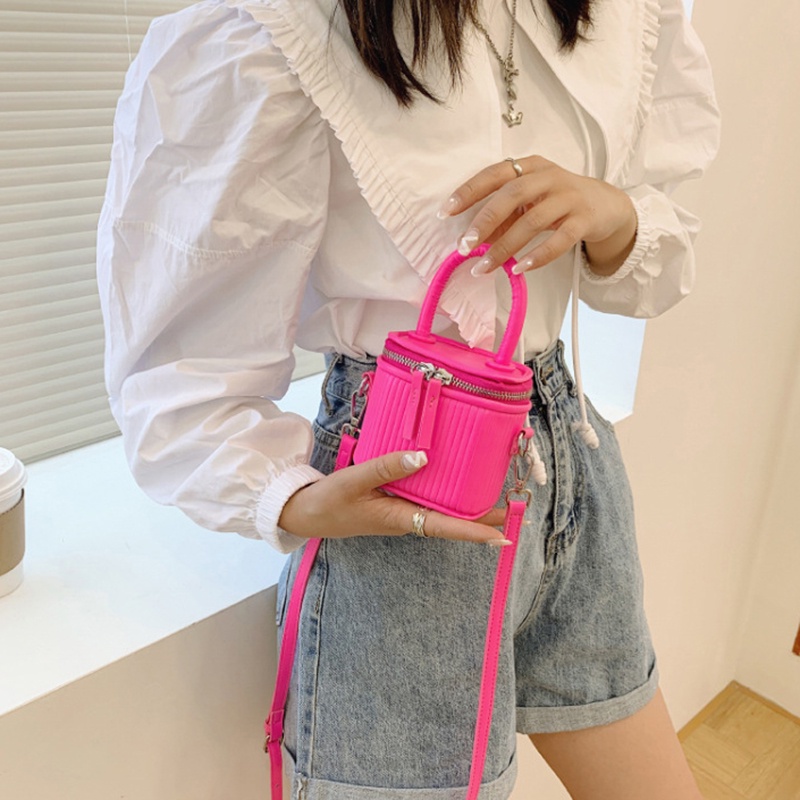 Túi Đựng Mỹ Phẩm Họa Tiết Sọc Thời Trang Dành Cho Nữ