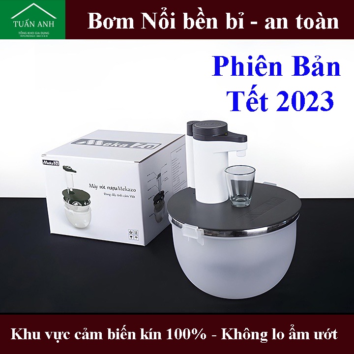 Máy Rót Rượu Tự Động Bản Cải Tiến Tết 2023 - Bơm Nổi, Cảm Biến Kín