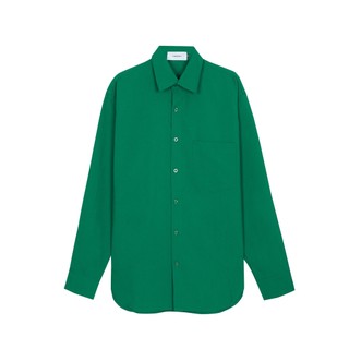 Áo sơ mi xanh lá form rộng - Oversized Green Shirt