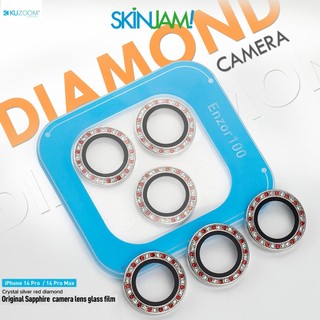 Dán Camera iP 14 Kuzoom HD Glass Diamond Đá Đặc Biệt, Chính Hãng Kuzoom iP 14 ProMax/ 14Pro/ 14Plus/ 14 Đến 13