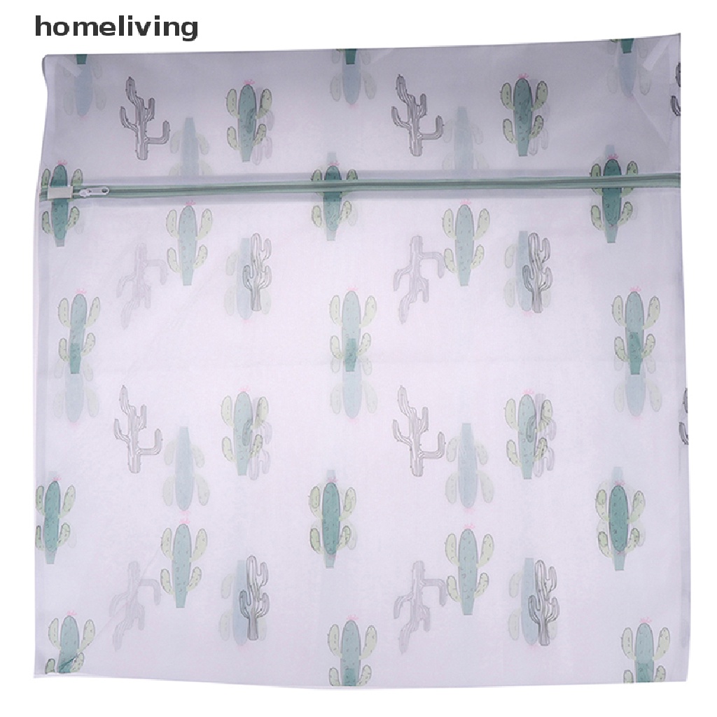 Túi Lưới Giặt Đồ Lót / Áo Ngực Họa Tiết Xương Rồng Bằng Polyester