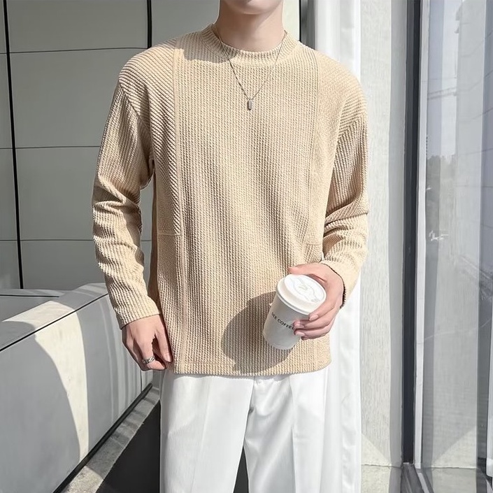 Áo Sweater Màu Trơn Cổ Tròn Dáng Rộng áo sweater nam Phong Cách Hàn Quốc áo sweater nữ Thời Trang SweatShirts Nam Nữ