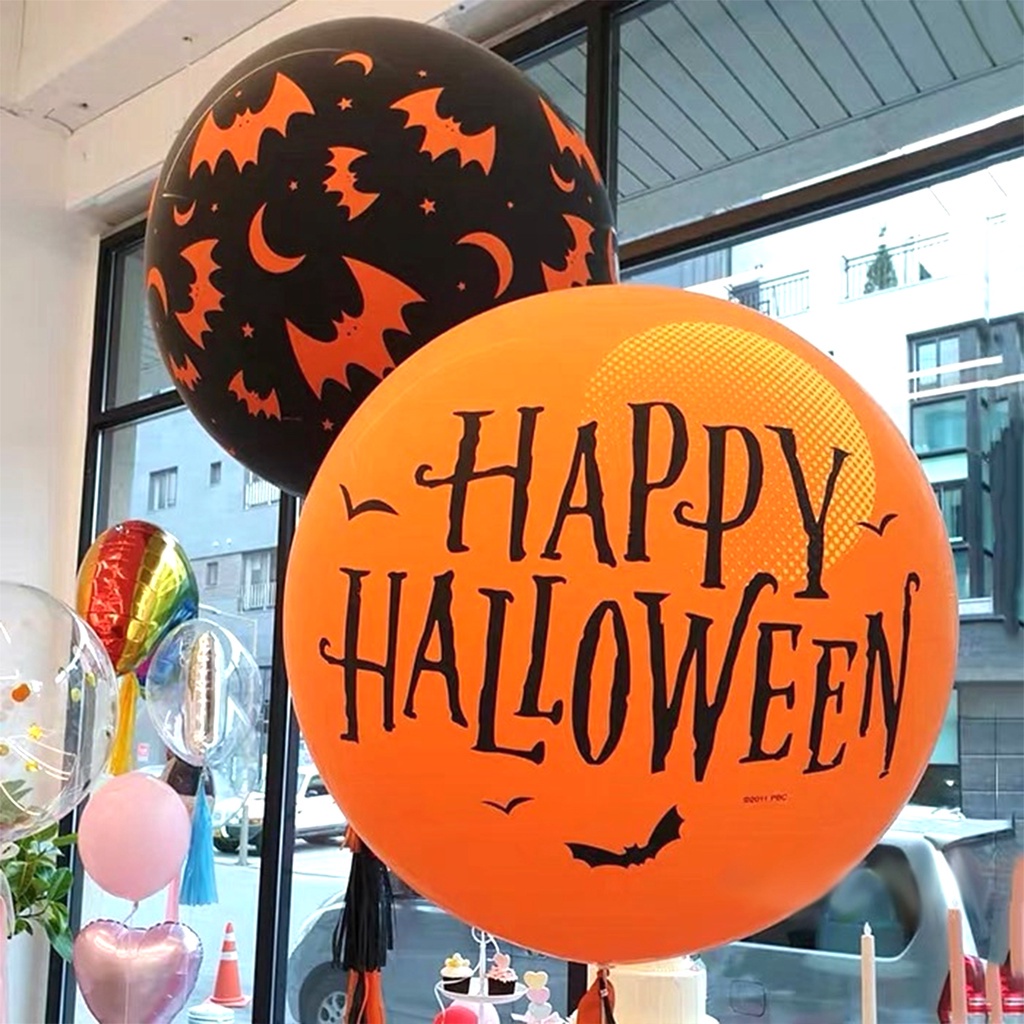 Bong Bóng Cao Su Dày 36 inch Trang Trí Halloween