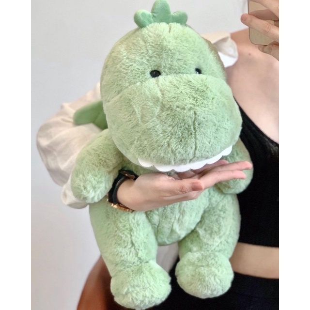 Gấu bông khủng long nhe răng lông mịn dễ thương đồ chơi thú nhồi bông quà tặng cho bé|Gauxinhcorner