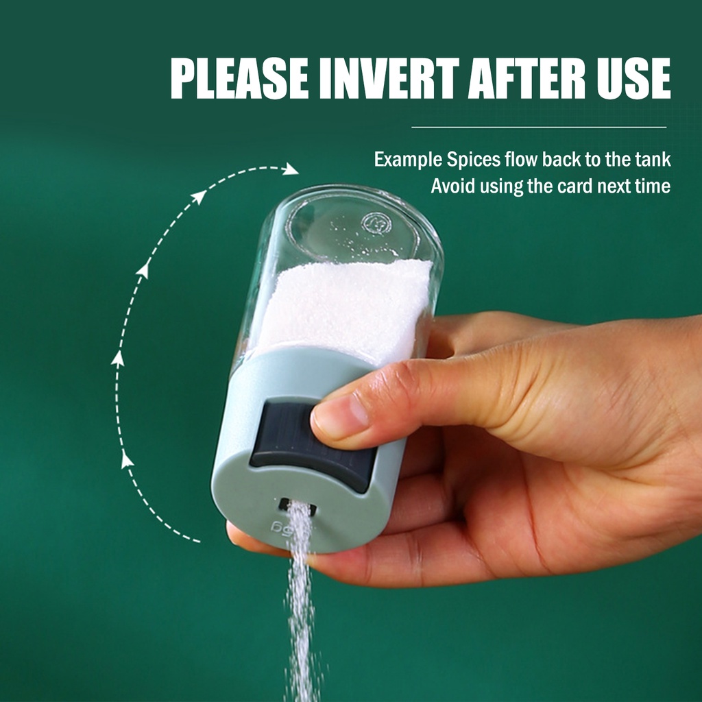 Chai thủy tinh gia vị muối thủy tinh định lượng kiểu bấm chai - Chai xịt 100ml