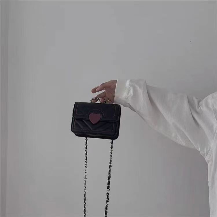 Jiashucheng Túi Xách Đeo Chéo Hình Vuông Nhỏ Màu Trắng Thêu Đường Chỉ Phối Dây Xích Thời Trang Mùa Hè Cho Nữ