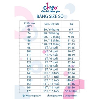 [Chippo] Quần nỉ da cá bé gái Begin C612