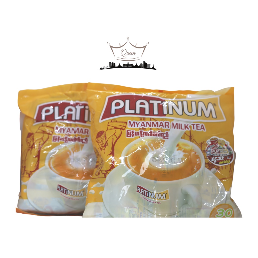 Combo 2 bịch Trà Sữa Platium Teamix Myanmar Gói 630gr
