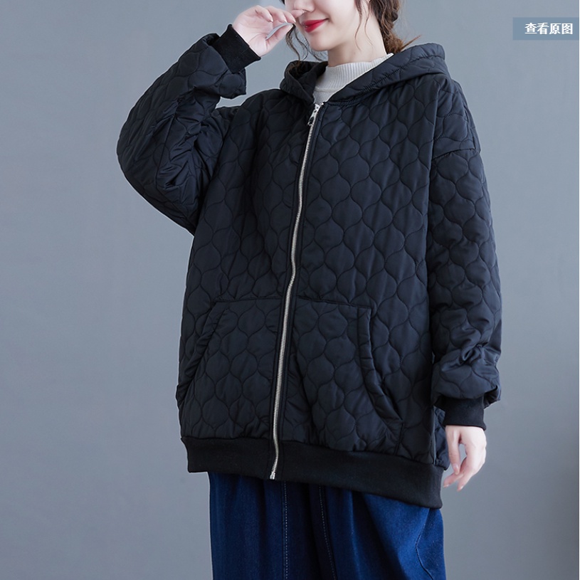 A389 Áo khoác nữ bigsize freesize trần bông ấm kiểu dáng thời trang, hàng Quảng Châu