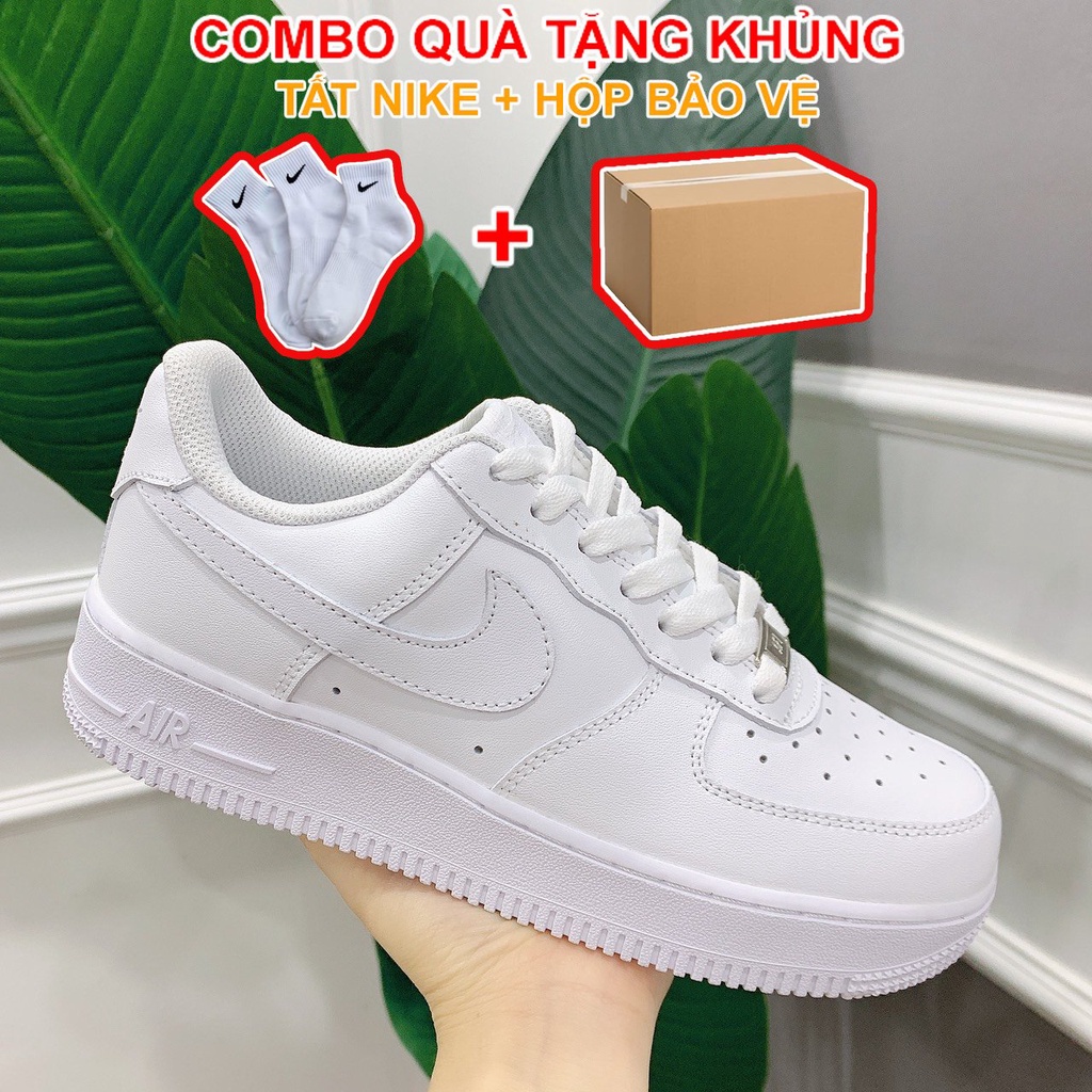 giày af1 thể thao nam nữ sneaker_nike air force1 , giày full trắng hàng siêu đẹp full boxbill hot nhất