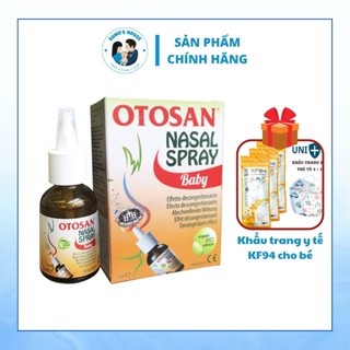 Xịt Mũi Otosan Nasal Spray Baby Giúp Làm Sạch Mũi, Giảm Viêm Mũi, Nghẹt Mũi (Chính Hãng)