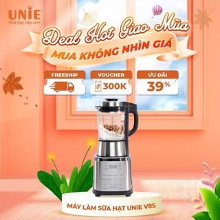 Máy nấu sữa hạt đa năng Unie v3, v6,v8s dung tích 1,8l hợp với gia đình có 4 -6 người.