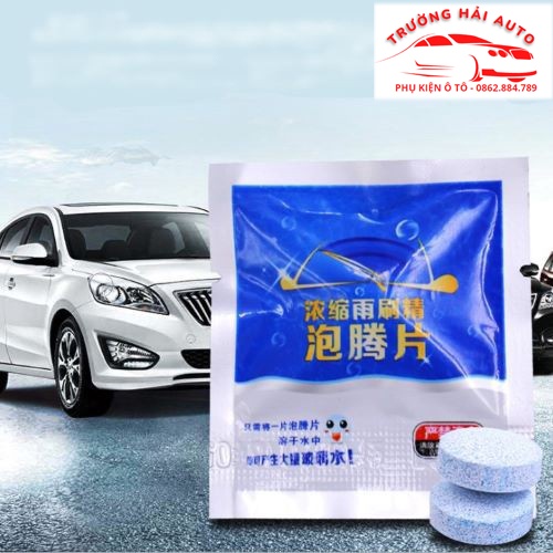 1 viên sủi rửa kính xe ô tô - Kính bàn - Kính nhà ở- Các loại kính, gương