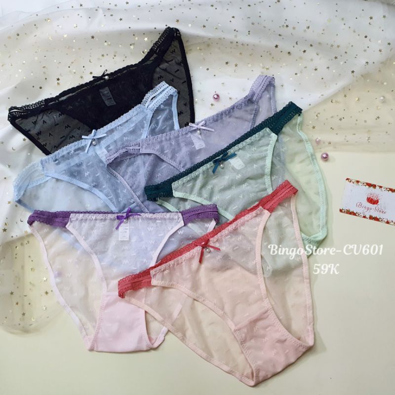 Quần lót ren màu sắc xinh xắn CV601