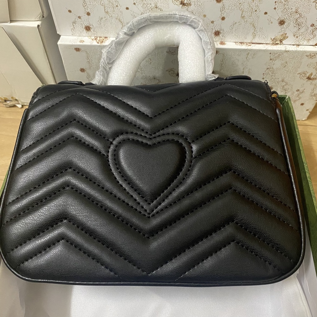 Túi GC Marmont Top Handle - Super Fullbox - Size 20 25