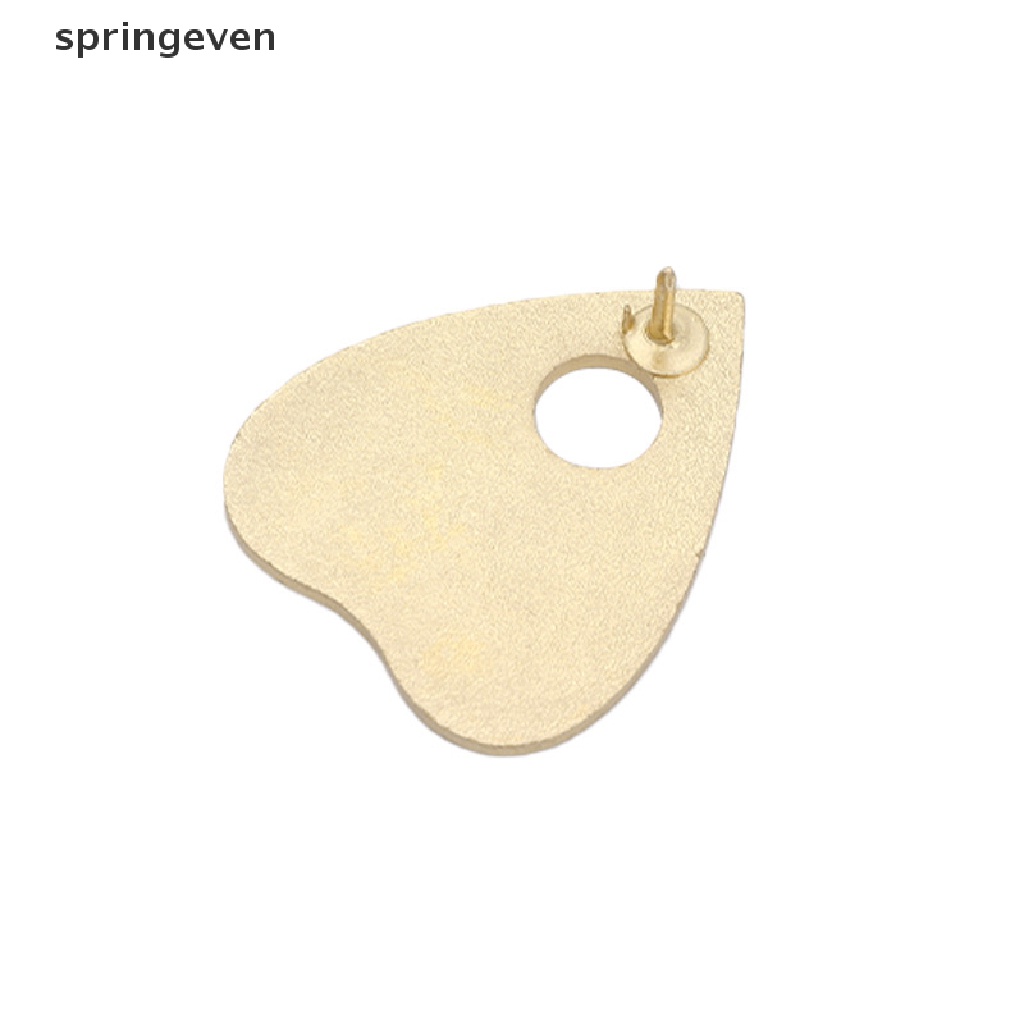 Ghim Cài Áo Hình Phù Thủy Mặt Trăng / Mèo Ouija Trái Tim Màu Đen Phong Cách Gothic Punk Cho Trẻ Em