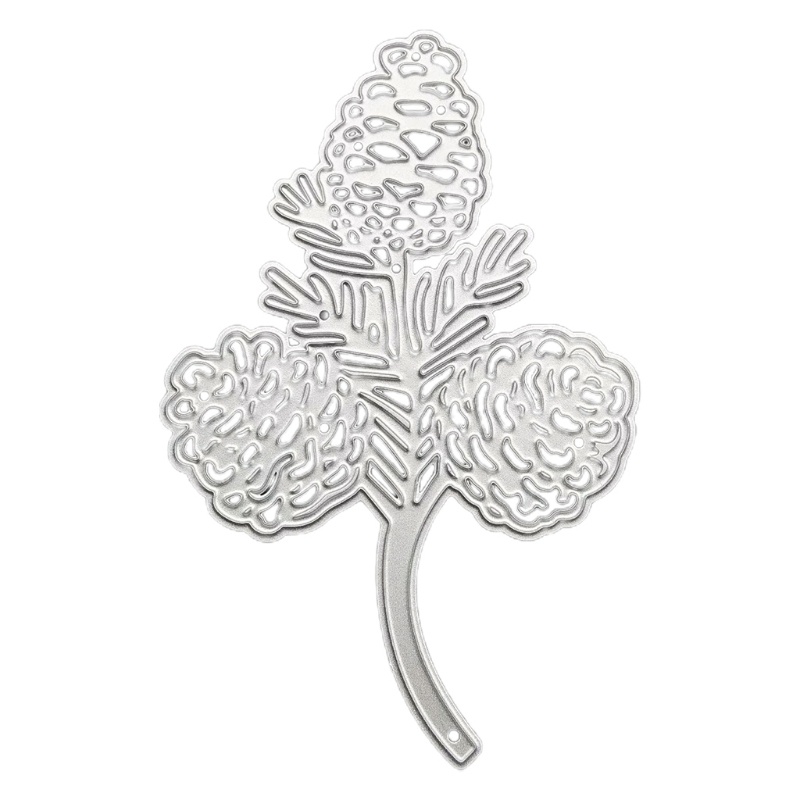 Khuôn Cắt Giấy Làm Từ Kim Loại Hình Nón Họa Tiết Giáng Sinh Trang Trí Scrapbook