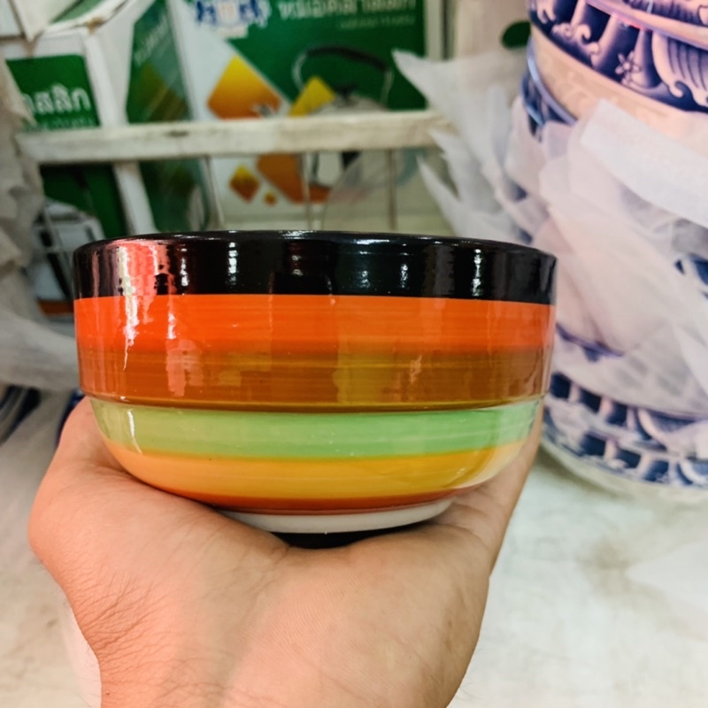 Chén cầu vồng gốm sứ ăn cơm 11.5cm