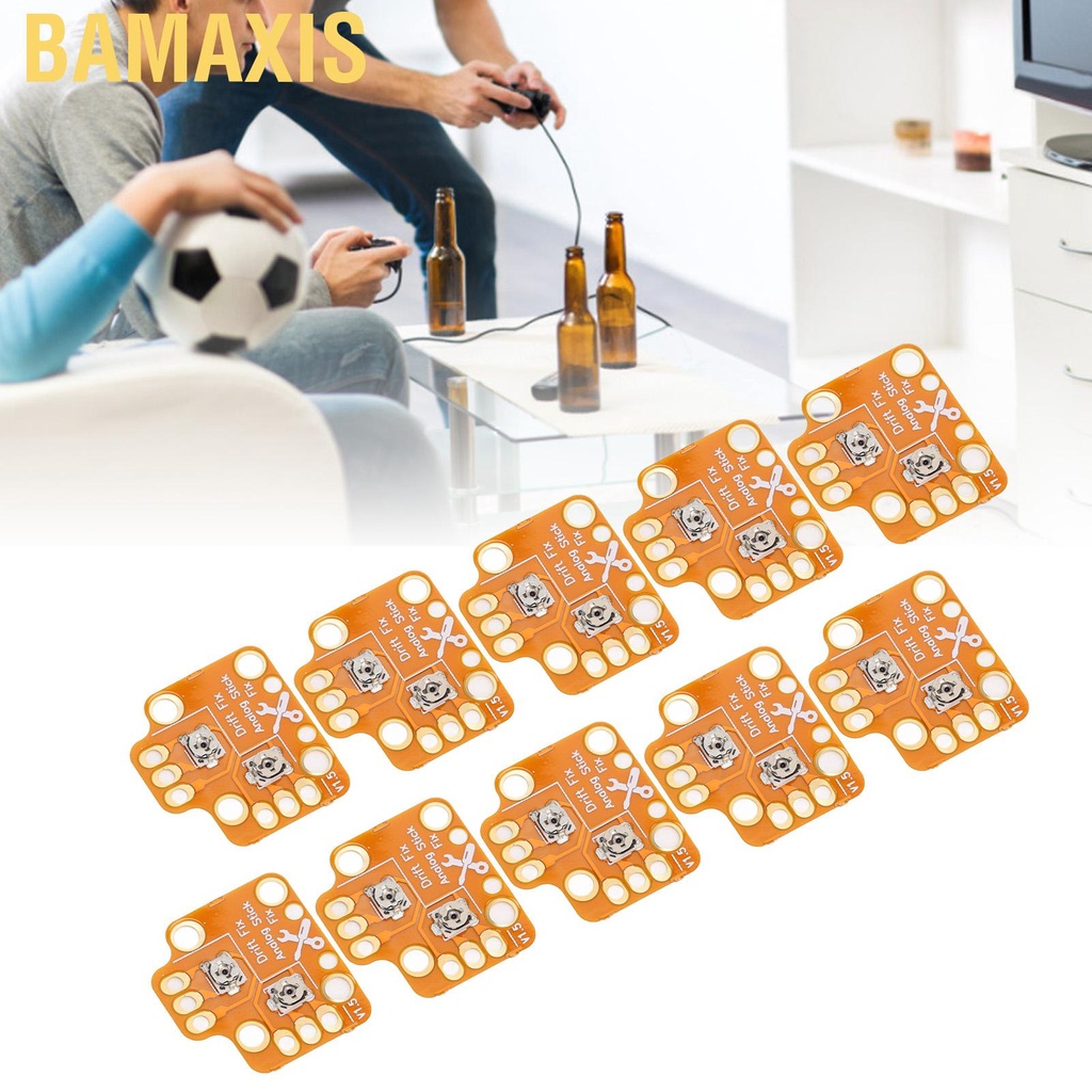 Set 10 bảng mạch sửa chữa drift nút nhấn 3D thông dụng màu vàng dành cho tay cầm chơi game PS4 PS5 XBox