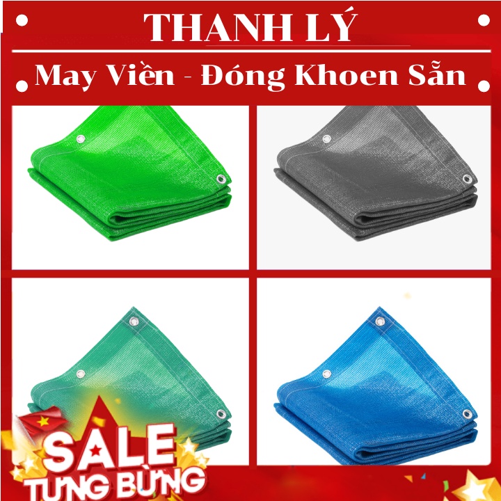 Lưới Che Nắng Nam Việt - Hàng Thanh Lý - May Viền Đóng Khoen Sẵn - Giá Bán Trên 1 Mét Vuông