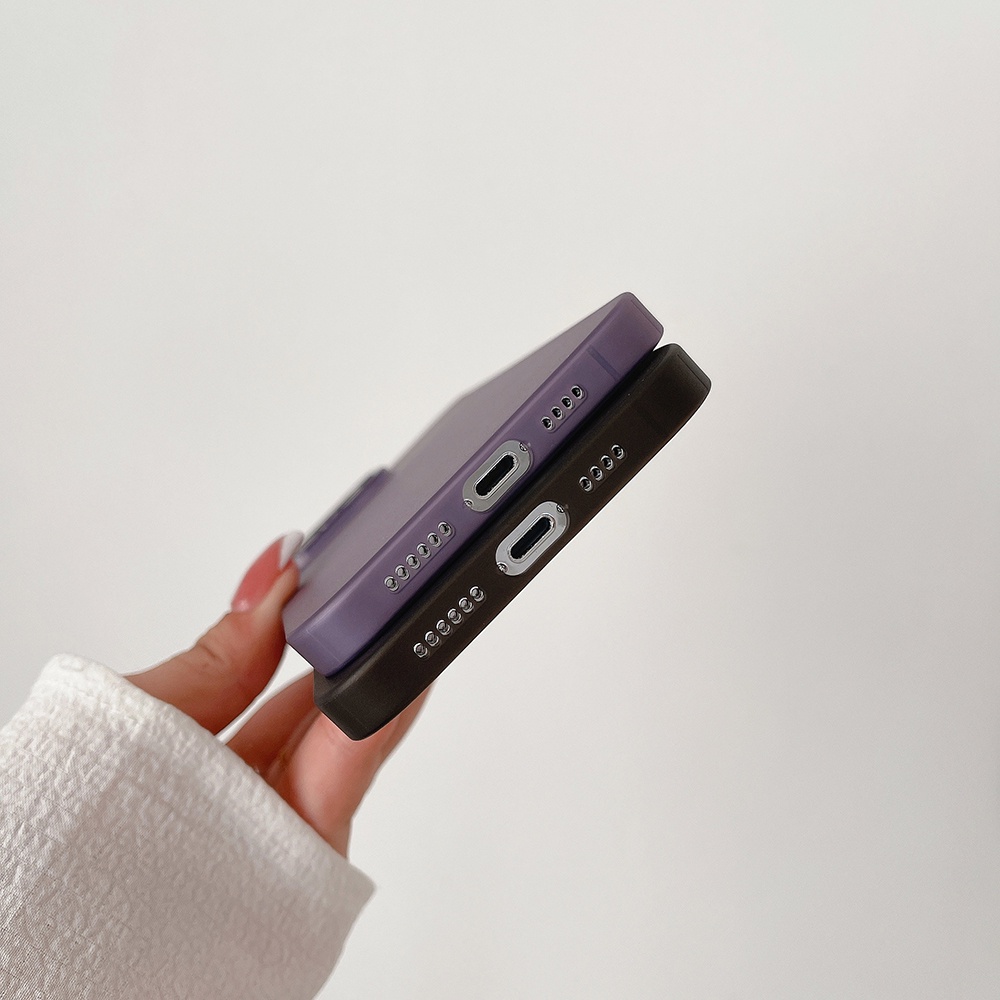 Ốp Điện Thoại tpu Mềm Nhám Siêu Mỏng 0.3mm Cho iphone 15 pro max 14 promax 13 12 mini 11 pro xs max xr x 8 7 plus se 2020