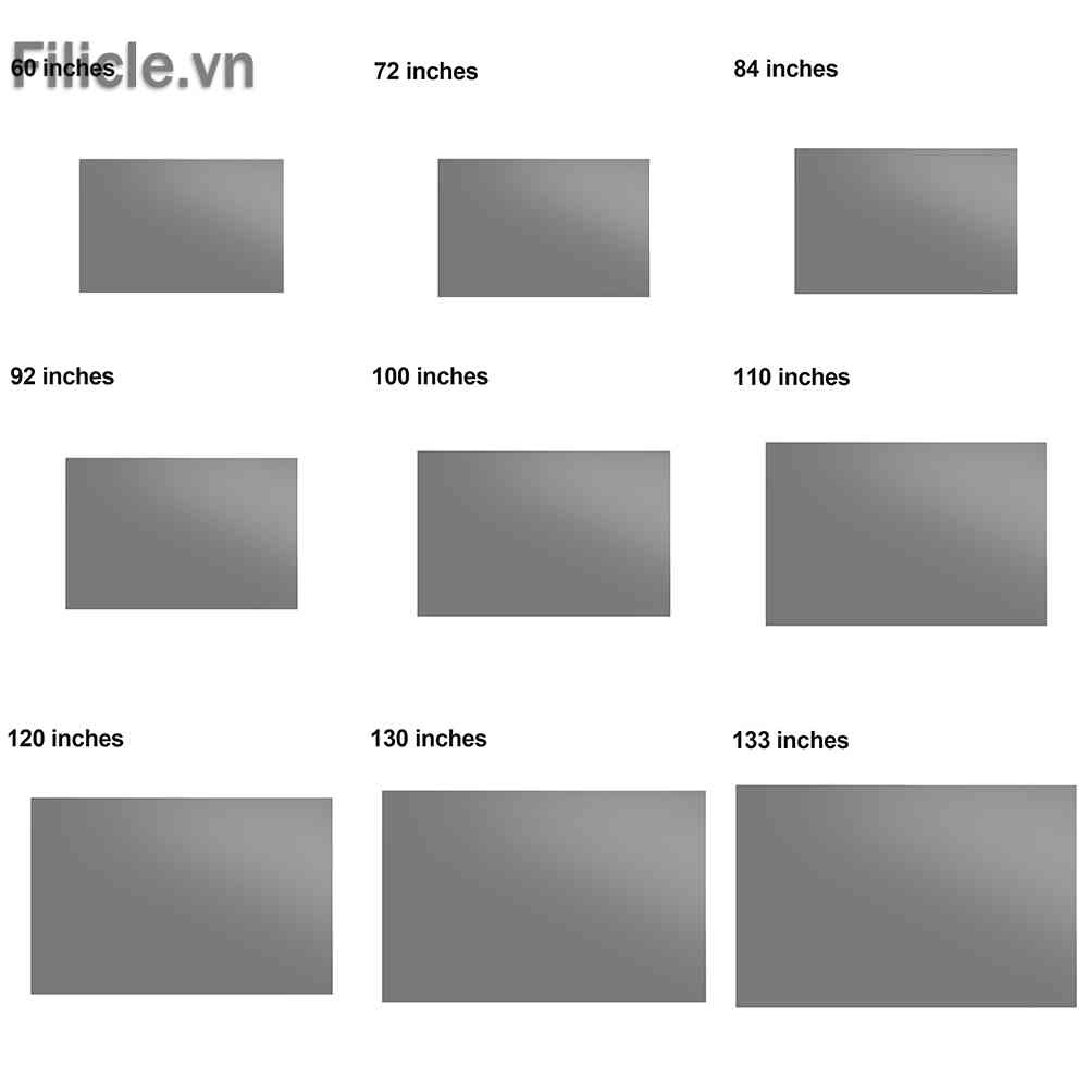 Màn Hình Máy Chiếu 4k HD 16 / 9 Có Thể Gấp Gọn Tiện Dụng